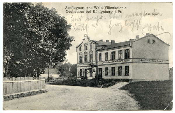 Neuhausen Kr. Samland, Wald-Villenkolonie, Apotheke Felix Ehrhardt