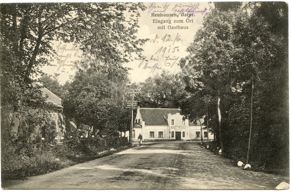 Neuhausen Kr. Samland, Gasthaus am Eingang des Ortes