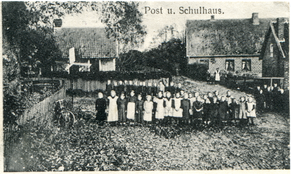 Liedemeiten, Post und Schulhaus