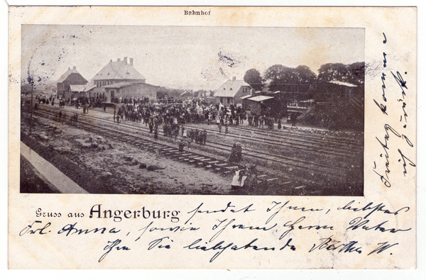 Angerburg Kr. Angerburg, Bahnhof