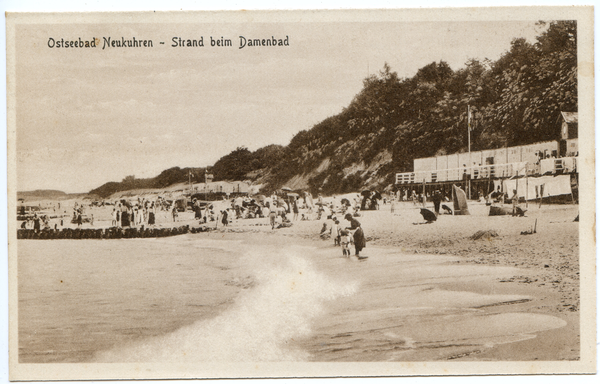 Neukuhren, Strand beim Damenbad