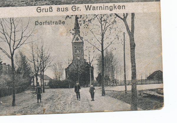 Steinkirch, fr. Groß Warningken, Dorfstraße