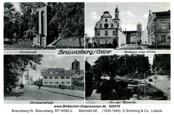 Braunsberg, Mehrbild-AK