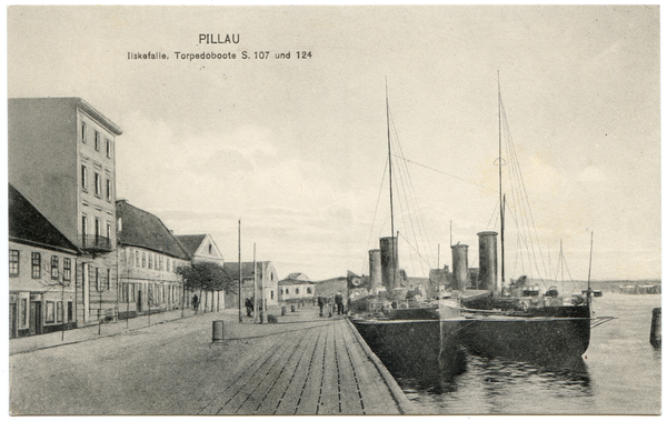 Pillau, Seestadt, Torpedoboote S 107 und S 124