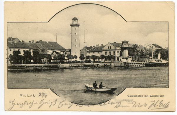 Pillau, Seestadt, Ortsansicht Vorhafen
