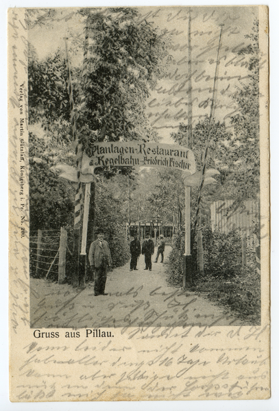 Pillau, Seestadt, Plantagen-Restaurant