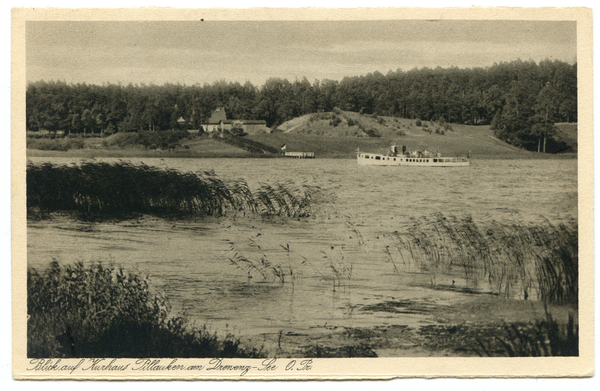 Kolonie Pillauken, Blick auf Kurhaus Pillauken am Drewenz-See