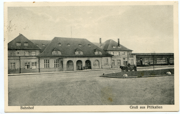 Pillkallen Kr. Schloßberg, Bahnhof