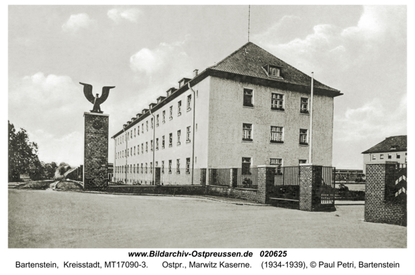 Bartenstein, Ostpr., Marwitz Kaserne