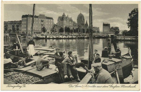 Königsberg, Gemüsehändler aus dem Großen Moosbruch