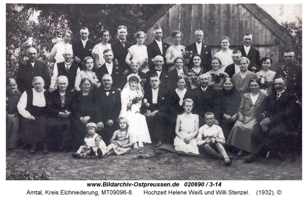 Amtal, Hochzeit Helene Weiß und Willi Stenzel