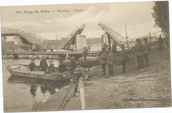 Wehlau, Gesprengte Pregelbrücke