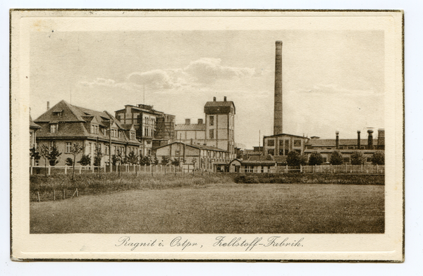 Ragnit, Zellstoff-Fabrik,
