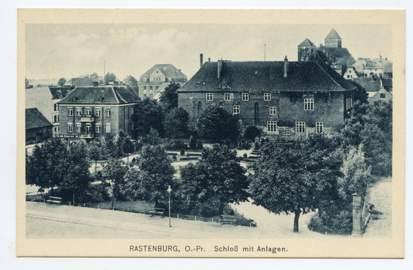 Rastenburg, Schloß mit Anlagen