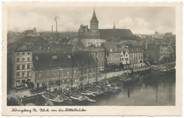 Königsberg, Blick von der Köttelbrücke