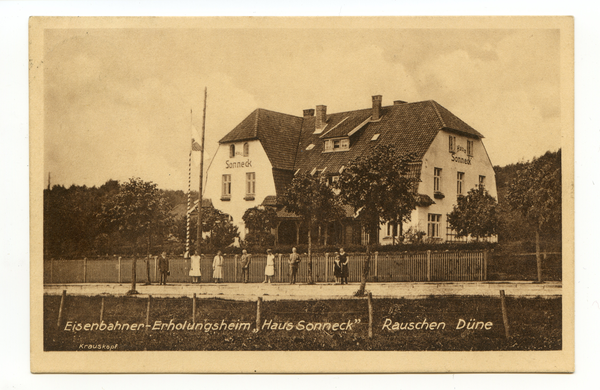 Rauschen Kr. Samland, Rauschen-Düne, Eisenbahner-Erholungsheim "Haus Sonneck"