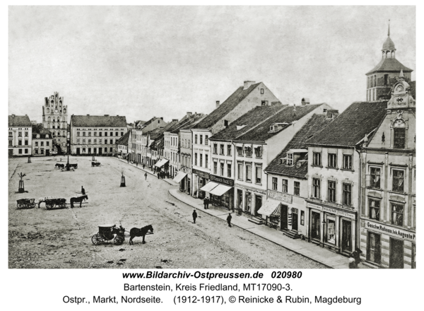 Bartenstein, Ostpr., Markt, Nordseite