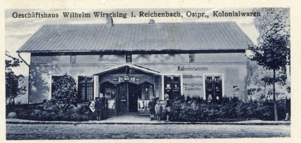 Reichenbach, Geschäftshaus Wilhelm Wirsching, Kolonialwaren