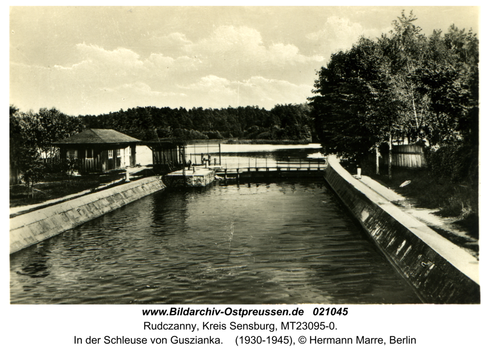 Masuren, In der Schleuse von Guszianka