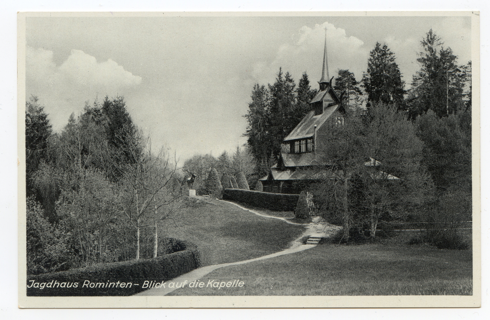 Jagdhaus Rominten, Blick auf die Kapelle