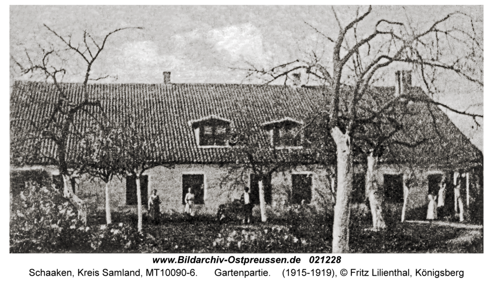 Schaaken, Gartenpartie