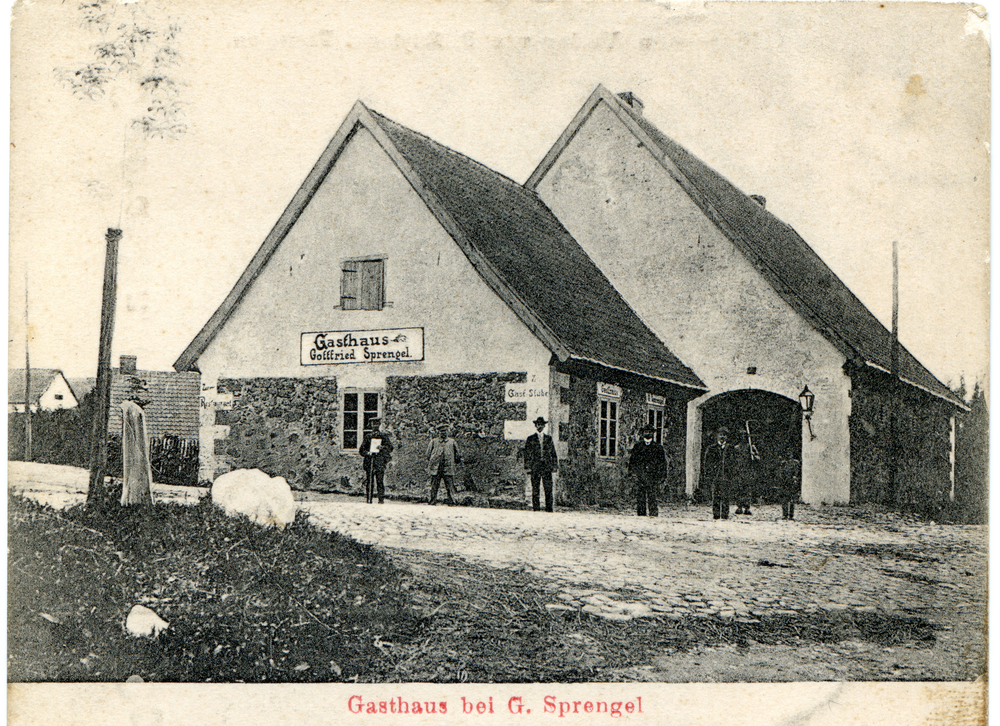 Seedranken, Ort und Domäne, Gasthaus G. Sprengel