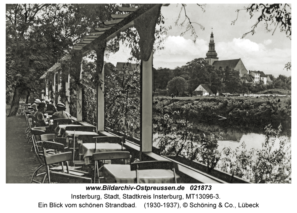 Insterburg, Ein Blick vom schönen Strandbad