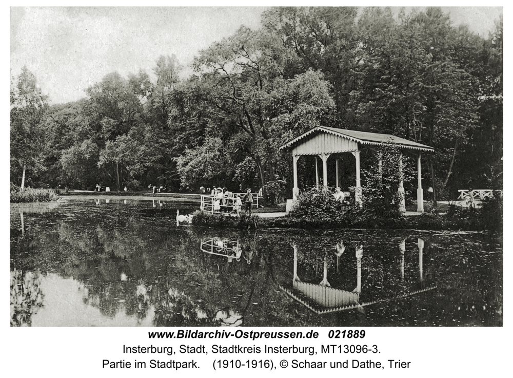 Insterburg, Partie im Stadtpark