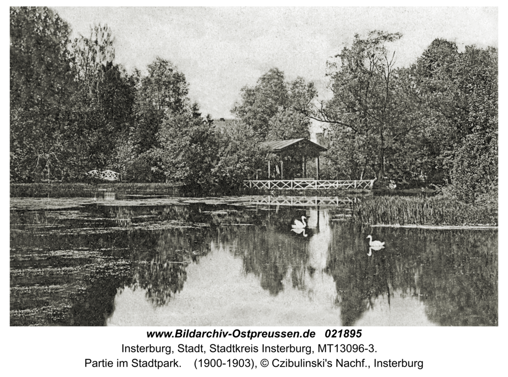 Insterburg, Partie im Stadtpark