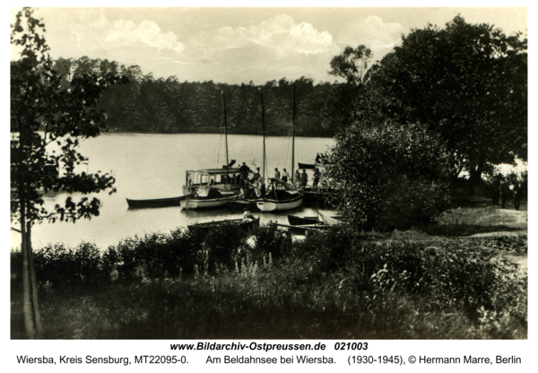 Wiersba, Am Beldahnsee bei Wiersba