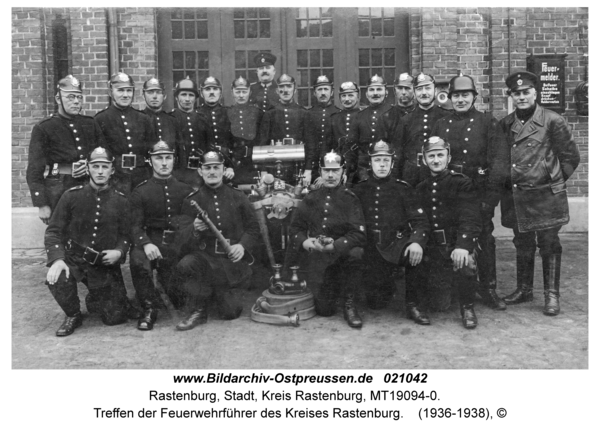 Rastenburg, Treffen der Feuerwehrführer des Kreises Rastenburg