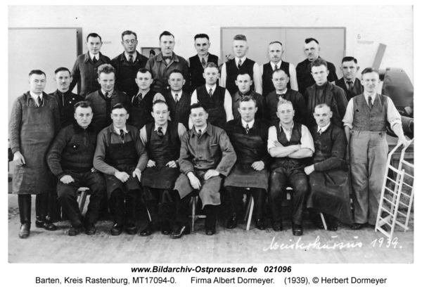 Barten, Firma Albert Dormeyer
