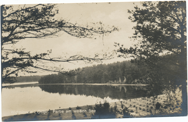 Widminnen, Partie am Weißen See