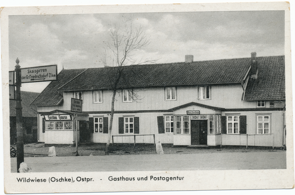 Wildwiese fr.Oschke, Gasthaus und Postagentur