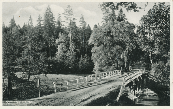 Rominter Heide, Partie an der Rominte, Brücke