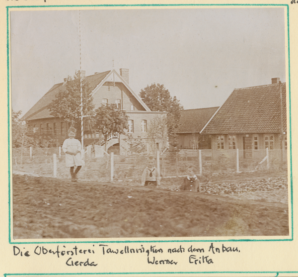 Tawellenbruch fr. Tawellningken, Die Oberförsterei nach dem Anbau