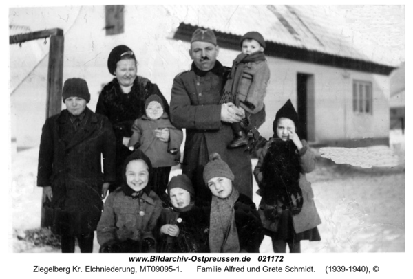 Ziegelberg, Familie Alfred und Grete Schmidt