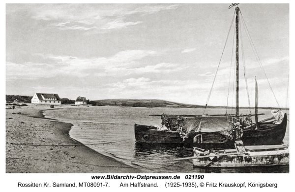 Rossitten Kr. Samland, Am Haffstrand