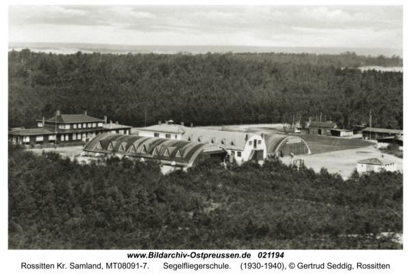 Rossitten Kr. Samland, Segelfliegerschule