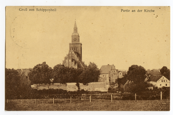 Schippenbeil, Partie an der Kirche