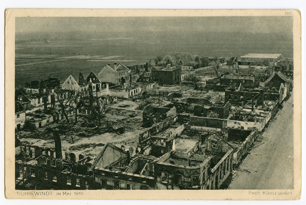 Schirwindt, Das zerstörte Schirwindt im Mai 1915