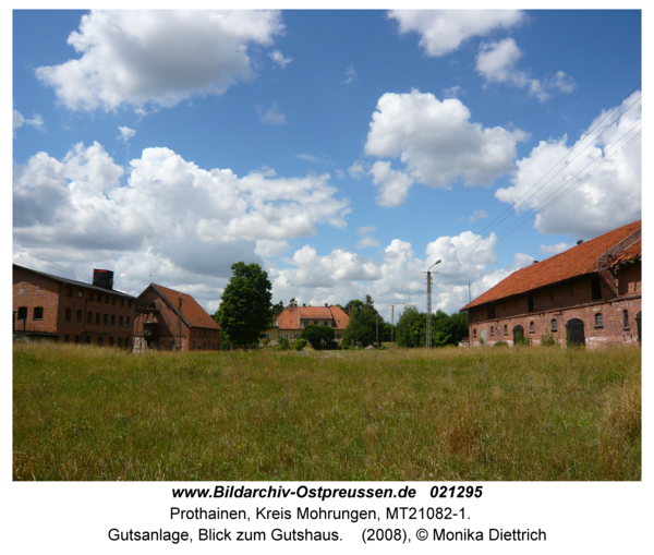 Prothainen, Gutsanlage, Blick zum Gutshaus