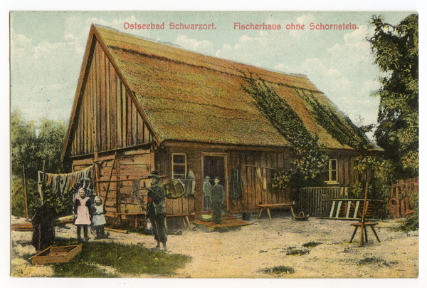 Schwarzort, Fischerhaus ohne Schornstein