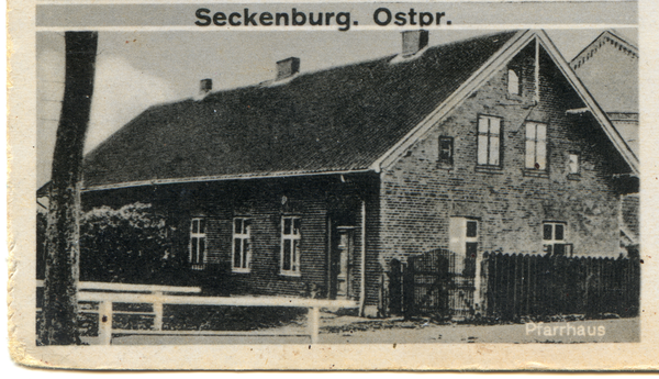 Seckenburg, Pfarrhaus