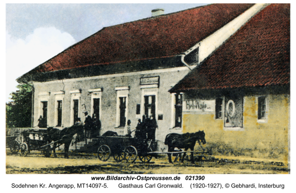 Sodehnen Kr. Angerapp, Gasthaus Carl Gronwald