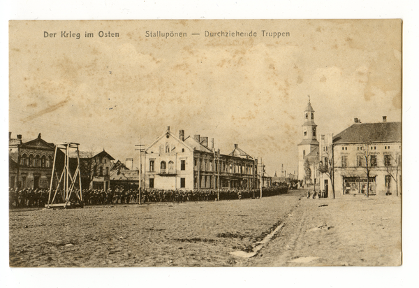 Stallupönen, Altstädtischer Markt, Durchziehende Truppen
