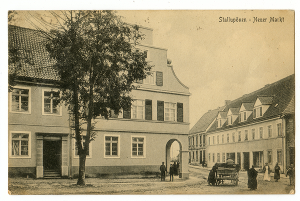 Stallupönen, Neustädtischer Markt, Blick Richtung Kleiner Markt