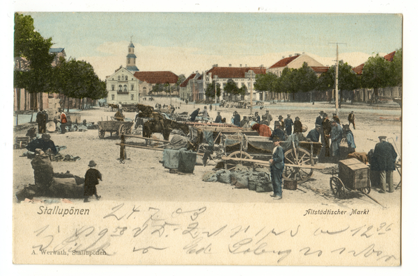 Stallupönen, Altstädtischer Markt, Markttag