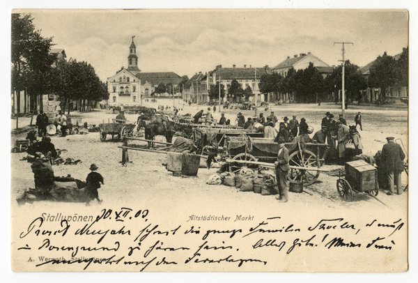 Stallupönen, Altstädtischer Markt, Markttag