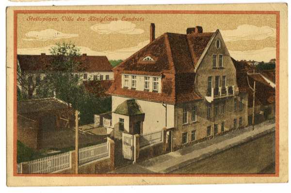 Stallupönen, Rathausstraße, Villa des Königlichen Landrates